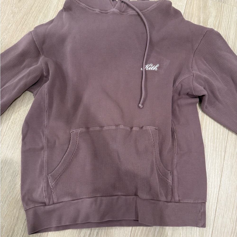 Kith Dusty Rose Textured Hoodie